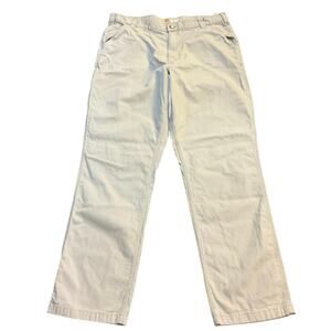 Carhartt Light Khaki Relaxed Fit Flat Front Straight Leg Pants Size 40x36